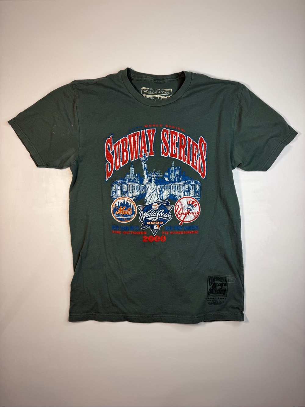 Subway Series 2000 Men's‎ Graphic T‑Shirt in Dark Green
